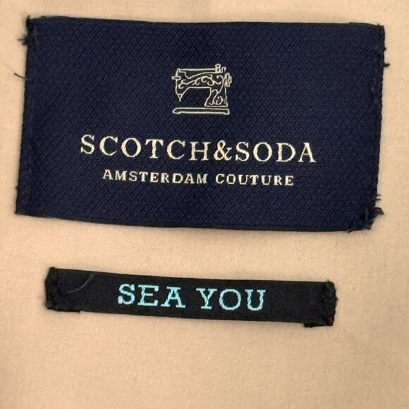 Scotch & Soda Trench Coat – Women's Beige Hooded Jacket (Removable Hood) - Picture 10 of 16